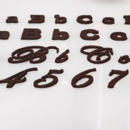 Čokoládová abeceda, cokofont